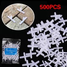 Aparelho de azulejo em forma de cruz com 500, 5/1/1.5/3/4/5mm, sistema de nivelamento e inclinação, ferramenta de espaçamento, ladrilhos de plástico