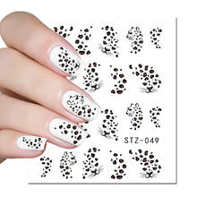 1 Sheet Leopard Pattern Nail Art Sticker Water Transfer Decal Sexy Designs Women Full Wraps Nail Art Decoration Tips LAB304-1 2024 - buy cheap