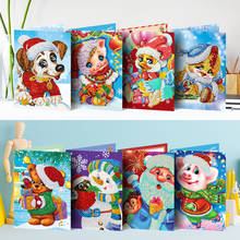 EverShine Diamond Painting Christmas Cards Diamond Mosaic Santa Claus Greeting Postcards Kits Diamond Art Holiday Gift 2024 - buy cheap