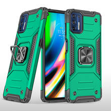 for Moto G9 Plus Armor Shockproof Case for Motorola Moto G9 Plus Military Defender Car Holder Ring Case Cover for Moto G9+ G 9+ 2024 - buy cheap