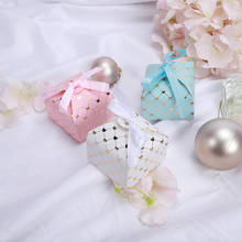 Новая модная бронзовая Подарочная коробка для конфет, креативная Свадебная коробка для конфет, Подарочная коробка для подружки невесты, вечерние подарочные коробки для детского душа 2024 - купить недорого