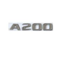 Cromo letras planas número para um 200 emblemas tronco para mercedes benz a200 2024 - compre barato