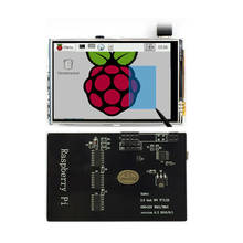 Raspberry pi 3,5 дюймовый ЖК-дисплей для raspberry pi 4B zero w 3B сенсорный дисплей 2024 - купить недорого