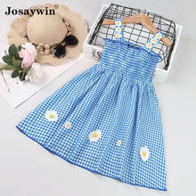 2021 New Style Summer Kids Dress for Girls Baby Party Dress for Kids A-LINE Floral Casual Sling Dress Girl Princess Vestidos 2024 - buy cheap