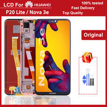 Pantalla LCD Original Nova 3e de 100% pulgadas, repuesto de marco para Huawei P20 Lite, 5,84 probado, montaje de digitalizador con pantalla táctil 2024 - compra barato