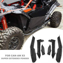 KEMIMOTO UTV Accessories For Can Am Maverick X3 1000 Max Turbo R 2017 2018 2019 2020 2021 2022 Super Extended Fender Flares 2024 - buy cheap