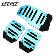 3Pcs Car Pedal Cover Set Car Foot Treadle Cover Pad Auto Vehicle Non-slip Pedal Aluminium Alloy Manual Transmission Car-styling 2024 - buy cheap