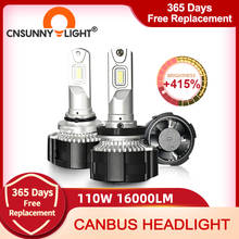 Super Bright H7 H4 LED H11 H8 110W 16000Lm D1S Car Headlight Bulb 9006 HB4 9005 HB3 9012 Auto Lamp 6500K Car Light Accessories 2024 - buy cheap