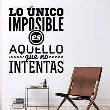 NEW Spanish Sentences Wall Stickers Vinyl Decal For Room Decoration Wall Decals Sticker Frase Wallpaper Poster Mural 2024 - buy cheap