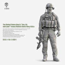 1/35 Resin Kits US Navy Seal Assault Resin Soldier  assembled (50mm) A-19045 2024 - купить недорого