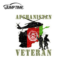 Jump Time 13 x 12cm For Afghanistan Veteran Car Assessoires Military Stickers ScratchProof Decal Motorcycle Vinyl Car Wrap 2024 - buy cheap