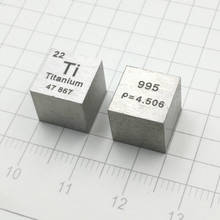 Peso puro 99.5% g do comprimento 10mm do cubo 4.57 da tabela periódica do ti titanium 2024 - compre barato