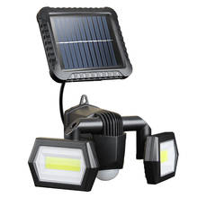 COB Led Solar Light Outdoor Wide Angle Motion Sensor LED Wall Lamp IP65 Solar Battery Sunlight Garden Jardin Emergency Lighting 2024 - buy cheap