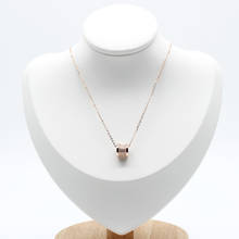 Hot Sell Classic 925% Silver Lady Jewelry Women's Fashion Gold Round Wheel Necklace 2024 - buy cheap