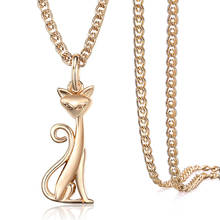 Davieslee 3mm 585 Rose Gold Necklace for Women Snake Link Chain Animals Fox Pendant Necklace Fashion Jewelry Gifts 20inch LGP400 2024 - buy cheap
