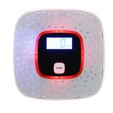 LCD Display Carbon Monoxide & Smoke Combo Detector Battery Operated CO Alarm with LED Light Flashing Sound Warning 2024 - купить недорого