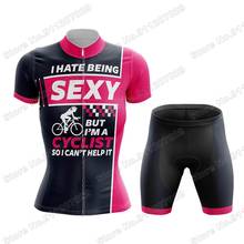 Sexy Cyclist Women 2021 Cycling Jersey Set Summer Clothing Road Bike Shirts Suit Bicycle Bib Shorts MTB Wear Maillot Ropa 2024 - buy cheap