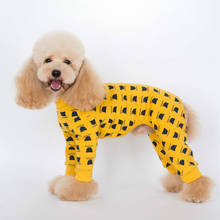 Mono de algodón para perro, pijamas, ropa de invierno para mascota, Yorkie, Poodle, Bichon, Pomeranian, traje para cachorro 2024 - compra barato