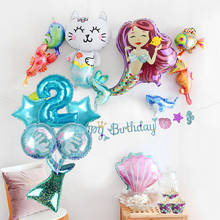 Baby Shower Decorations Balloons Birthday Foil Latex balloons Birthday Party Decorations Kids 2nd 1st Birthday Balloon First 2024 - buy cheap