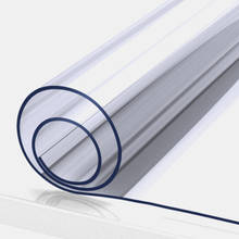 Mantel transparente impermeable de PVC, mantel de aceite con patrón de cocina, cubierta de mesa de vidrio suave de 1,0 Mm 2024 - compra barato