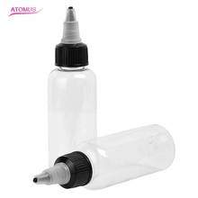 ATOMUS New 10pcs 30/60ml 2OZ Empty Plastic Cleanlabs Tattoo Ink Pigment Clear Bottle Supplies Tattoo Pigment Ink Bottle With Cap 2024 - buy cheap