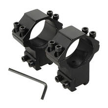 Tensdarcam escopo de rifle 11mm, montagem de escopo de rifle 25mm x 11mm, alto perfil para arma de ar, anéis de montagem de trilho 2024 - compre barato