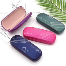 Men Women Glasses Box Portable Leather Pu Myopia Glasses Case Eyewear Protector Sunglasses Reading Eyewear Case Containers