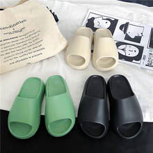 Unisex Summer Slides Slip On Breathable Fish Mouth Slippers Non-slip Bathroom Home Shoes Thick Sole Sandals Men Women Size 35-45 2024 - buy cheap