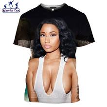 Mamba-Camiseta 3D de la cantante Nicki Minaj para mujer, ropa de Yoga de manga corta, Bikini Sexy de diosa expuesta, camisetas de Hip-Hop 2024 - compra barato