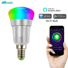 E14 Smart Wifi LED Light Bulb 7W RGB Warm Cool White Dimmable Ceiling Lamp Timmer Voice Remote Control by Alexa Echo Google Home 2024 - buy cheap