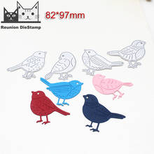 Reunion Four Beautiful Birds DIY Scrapbooking Photo Album Paper Card Craft Cute Embossing Metal Cutting Dies Stencils Scrapbook 2024 - buy cheap