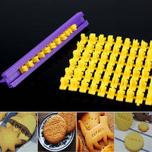 DIY Molds Cookie Biscuit Stamp Embosser Cutter New Alphabet Cookie Mold Cutters Number Letter Impress Set Cake Fondant 2024 - buy cheap