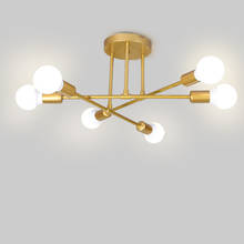 Скандинавский постмодерн, Светодиодная потолочная люстра, освещение для гостиной, спальни, люстры, простой блеск, креативное домашнее освещение, светильники 2024 - купить недорого