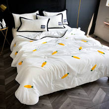 Colcha de verão acolchoada, coberta de cama da moda, estrela, cenoura, ultramacia, capa para cama 2024 - compre barato