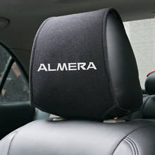 1PCS Hot car headrest cover fit for Nissan Almera G15 N16 Car-Styling Badge Accessories 2024 - buy cheap