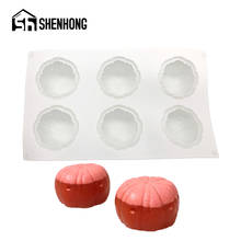 SHENHONG Halloween Pumpkin Candle Mold Silicone Mould Mousse Cake Molds Festival Dessert Decorating Tools Pastry Baking Pan 2024 - buy cheap