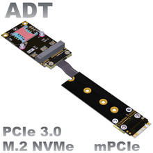 mPCIe wireless network card extension cable M.2 NVMe M-key converter mini pcie Mini pci-e to ngff NVME Adapter 2024 - buy cheap
