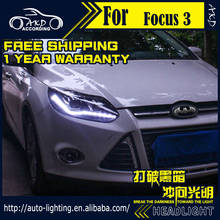AKD Car Styling Head Lamp for Ford Focus LED Headlight 2012-2014 Focus 3 Headlight LED DRL D2H Hid Turn Signal Bi Xenon Beam 2024 - buy cheap