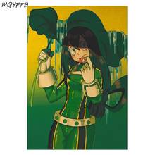 Anime My Hero Academia Asui Tsuyu Kraft Paper Poster Home Decoration Painting Wall Stickers 2024 - buy cheap