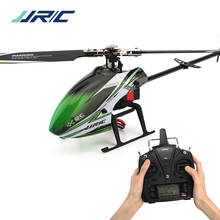 Helicóptero de controle remoto sem escova para adultos, jjrc m03 2.4g 6ch 3d/6g modo aileronless controle remoto para adultos 2024 - compre barato