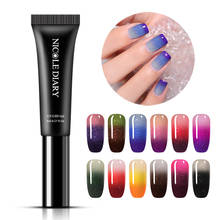 NICOLE DIARY 8ml Thermal Nail Gel Polish Sequins Temperature Change Color UV Gel Shinny Nails Art Led UV Polish Varnish 2024 - buy cheap