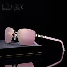 Солнцезащитные очки в металлической оправе женские, классические роскошные брендовые дизайнерские винтажные очки для вождения 2024 - купить недорого