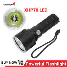 Linterna LED de alto lúmenes XHP70, La linterna más potente, 26650, recargable por USB, XHP70, para caza y Camping 2024 - compra barato