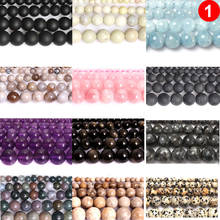 Natural New Assorted Mixed Round Loose Beads for Jewelry Making 15" DIY Bracelet Necklace Selectable size 4mm 6mm 8mm 10mm 2024 - buy cheap