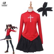 ROLECOS Tohsaka Rin Cosplay Costume Fate Stay Night Anime Cosplay Fate EXTRA Game Costume Rin Uniform Women FGO 2024 - buy cheap