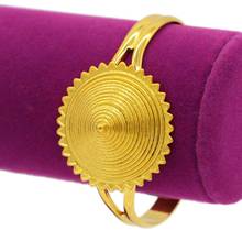 PINXUN может открыть Эфиопский золотые браслет для женщин в африканском стиле; Свадебные туфли невесты браслеты золото Цвет ювелирные изделия Ближний Восток вечерние подарки JH4 2024 - купить недорого