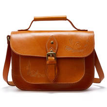Famous design female retro Cowhide leather Totes bag handbags ladies shoulder bag Women multifunctional portable crossbody bag 2024 - buy cheap