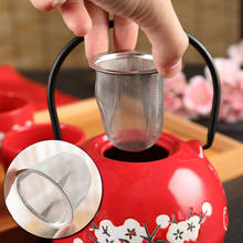 Filtro infusor de chá reutilizável de malha em aço inoxidável, filtro de tempero de chá para cozinha doméstica, acessórios de bule com diâmetro de 5.1-9cm 2024 - compre barato