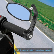2pcs Retro Motorcycle Mirrors Rearview Mirror Handlebar End Mirror Motorcycle Accessories Durable Anti-Glare Clear Adjustable 2024 - buy cheap