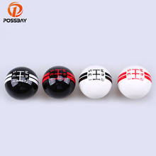 POSSBAY Car Gear Shift Knob Resin Craft Shift Knob Round Ball 5/6 Speed Shift Gear Knobs Universal Maunal Shifter Lever Knob 2024 - buy cheap